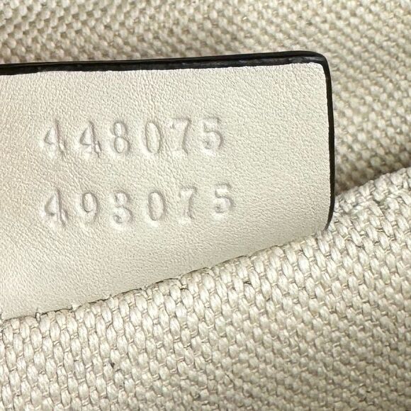 Auth Gucci Dionysus Bamboo Top Handle Red White Blue Leather Satchel Preloved - Picture 15 of 16